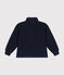 Chaqueta con cremallera de tejido polar para niño azul SMOKING